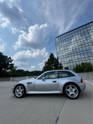 1999 BMW M Coupe in Arctic Silver Metallic over Black Nappa