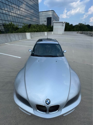 1999 BMW M Coupe in Arctic Silver Metallic over Black Nappa