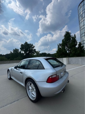 1999 BMW M Coupe in Arctic Silver Metallic over Black Nappa