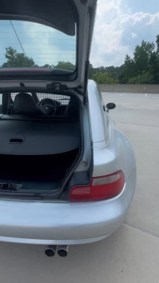 1999 BMW M Coupe in Arctic Silver Metallic over Black Nappa