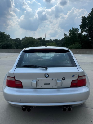 1999 BMW M Coupe in Arctic Silver Metallic over Black Nappa