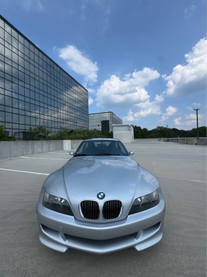 1999 BMW M Coupe in Arctic Silver Metallic over Black Nappa