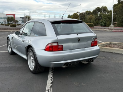 1999 BMW M Coupe in Arctic Silver Metallic over Imola Red & Black Nappa