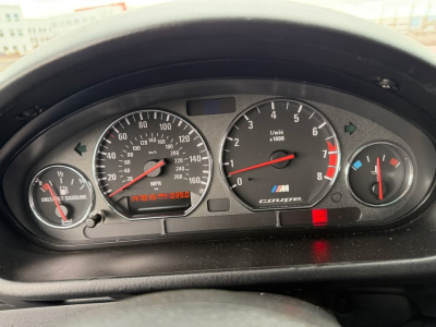 1999 BMW M Coupe in Arctic Silver Metallic over Imola Red & Black Nappa