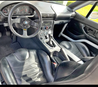1999 BMW M Coupe in Arctic Silver Metallic over Black Nappa