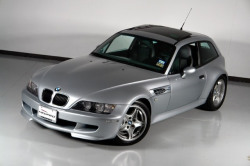 1999 BMW M Coupe in Arctic Silver Metallic over Dark Gray & Black Nappa - Front 3/4