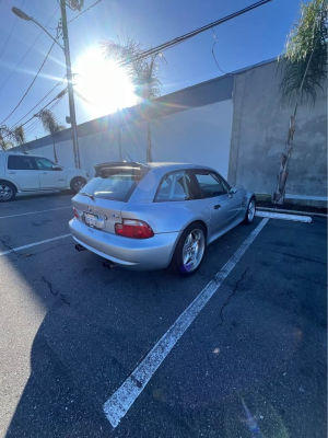 1999 BMW M Coupe in Arctic Silver Metallic over Black Nappa