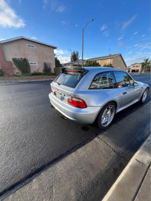 1999 BMW M Coupe in Arctic Silver Metallic over Black Nappa