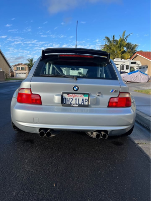 1999 BMW M Coupe in Arctic Silver Metallic over Black Nappa