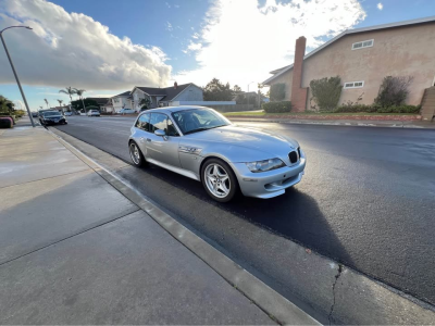 1999 BMW M Coupe in Arctic Silver Metallic over Black Nappa