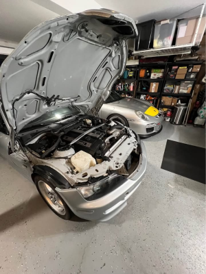 1999 BMW M Coupe in Arctic Silver Metallic over Black Nappa