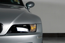 1999 BMW M Coupe in Arctic Silver Metallic over Dark Gray & Black Nappa - Front Detail