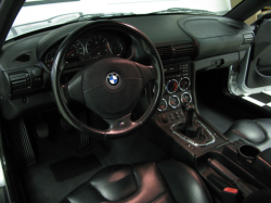 1999 BMW M Coupe in Arctic Silver Metallic over Black Nappa - Interior