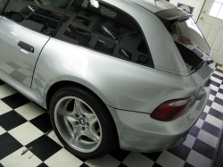 1999 BMW M Coupe in Arctic Silver Metallic over Black Nappa - Side Detail