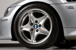 1999 BMW M Coupe in Arctic Silver Metallic over Dark Gray & Black Nappa - Front Driver Wheel