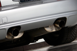 1999 BMW M Coupe in Arctic Silver Metallic over Dark Gray & Black Nappa - Exhaust