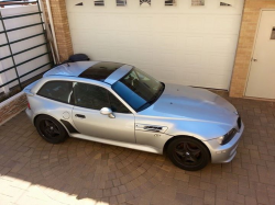 1999 BMW M Coupe in Arctic Silver Metallic over Black Nappa
