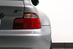 1999 BMW M Coupe in Arctic Silver Metallic over Dark Gray & Black Nappa - Back Detail