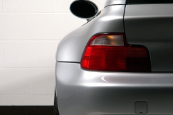 1999 BMW M Coupe in Arctic Silver Metallic over Dark Gray & Black Nappa - Back Detail