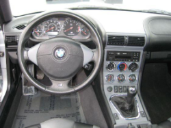 1999 BMW M Coupe in Arctic Silver Metallic over Dark Gray & Black Nappa - Interior