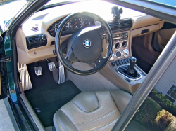 1999 BMW M Coupe in Boston Green Metallic over Dark Beige Oregon - Interior