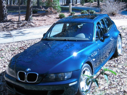 1999 BMW M Coupe in Boston Green Metallic over Dark Beige Oregon - Front 3/4
