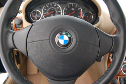 1999 BMW M Coupe in Boston Green Metallic over Dark Beige Oregon - Steering Wheel