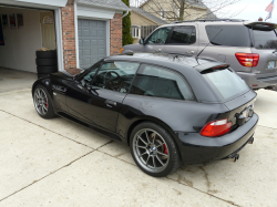 1999 BMW M Coupe in Cosmos Black Metallic over Black Nappa - Rear 3/4