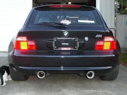 1999 BMW M Coupe in Cosmos Black Metallic over Dark Gray & Black Nappa - Back