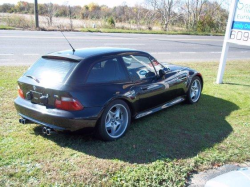 1999 BMW M Coupe in Cosmos Black Metallic over Dark Beige Oregon - Rear 3/4