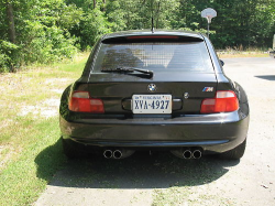 1999 BMW M Coupe in Cosmos Black Metallic over Dark Beige Oregon - Back