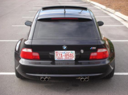 1999 BMW M Coupe in Cosmos Black Metallic over Black Nappa - Back