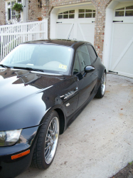 1999 BMW M Coupe in Cosmos Black Metallic over Dark Beige Oregon - Side