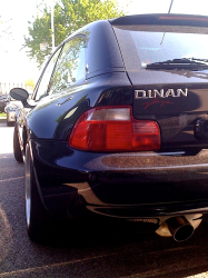 1999 BMW M Coupe in Cosmos Black Metallic over Kyalami Orange & Black Nappa - Back