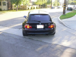 1999 BMW M Coupe in Cosmos Black Metallic over Dark Gray & Black Nappa - Back
