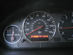 1999 BMW M Coupe in Cosmos Black Metallic over Black Nappa - Odometer