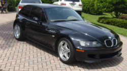 1999 BMW M Coupe in Cosmos Black Metallic over Dark Beige Oregon - Front 3/4