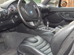 1999 BMW M Coupe in Cosmos Black Metallic over Black Nappa - Interior