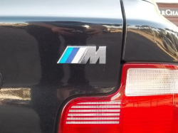 1999 BMW M Coupe in Cosmos Black Metallic over Dark Gray & Black Nappa - Rear Badge