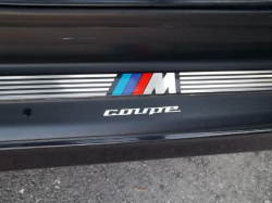 1999 BMW M Coupe in Cosmos Black Metallic over Dark Gray & Black Nappa - Door Sill