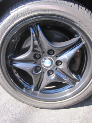 1999 BMW M Coupe in Cosmos Black Metallic over Black Nappa - Front Driver Wheel