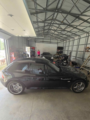 1999 BMW M Coupe in Cosmos Black Metallic over Black Nappa