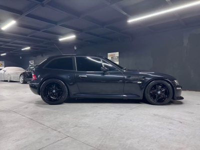 1999 BMW M Coupe in Cosmos Black Metallic over Imola Red & Black Nappa