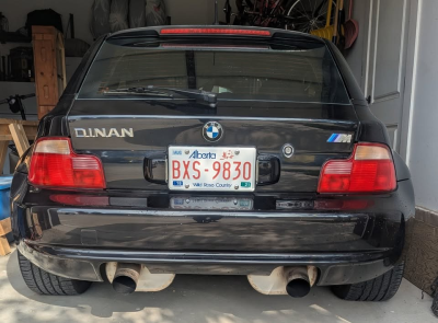 1999 BMW M Coupe in Cosmos Black Metallic over Black Nappa