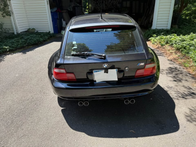 1999 BMW M Coupe in Cosmos Black Metallic over Black Nappa