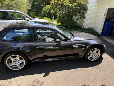 1999 BMW M Coupe in Cosmos Black Metallic over Black Nappa