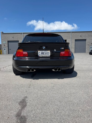 1999 BMW M Coupe in Cosmos Black Metallic over Black Nappa