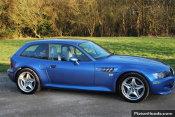 1999 BMW M Coupe in Estoril Blue Metallic over Dark Gray & Black Nappa