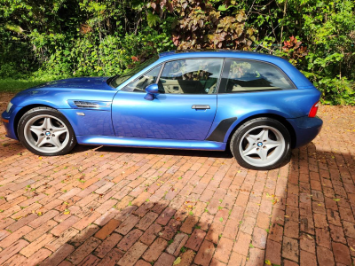 1999 BMW M Coupe in Estoril Blue Metallic over Dark Beige Oregon