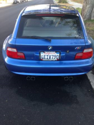 1999 BMW M Coupe in Estoril Blue Metallic over Dark Beige Oregon